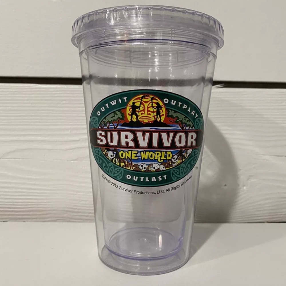 *RARE* Survivor One World Tumbler (no straw included)